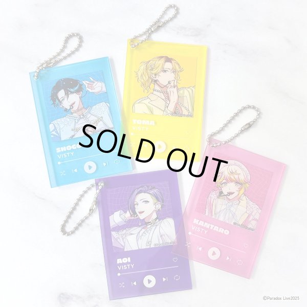 画像3: 【販売期間終了】Paradox Live×COLLABOCAFEHONPO BLANC 2025 トレーディング音楽プレイヤー風アクリルチャームB (3)