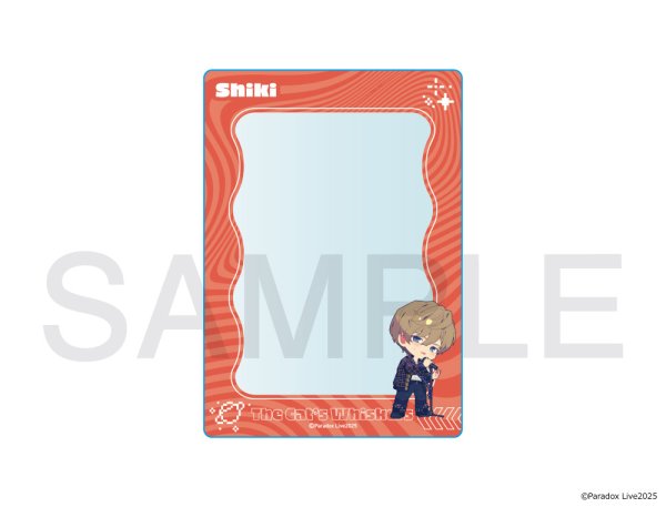 画像1: Paradox Live×COLLABOCAFEHONPO BLANC 2025 ちびキャラB7サイズカードケース(闇堂 四季) (1)