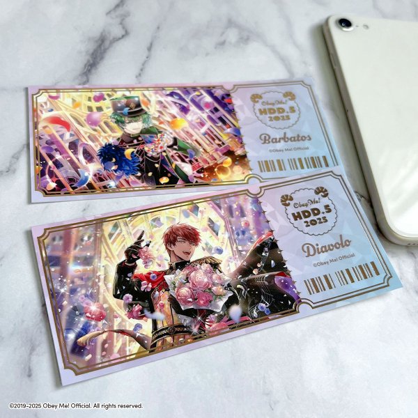 画像3: Obey Me!×きゃらドリ!! BLANC 2025 トレーディング箔押しカード (3)