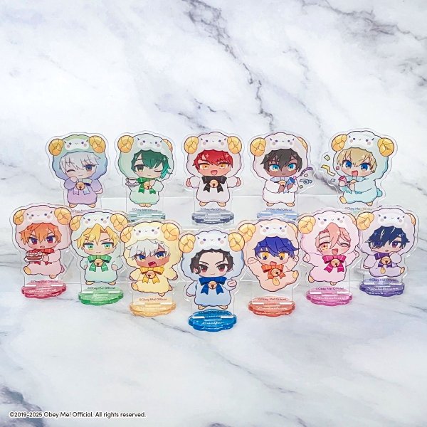 画像2: Obey Me!×きゃらドリ!! BLANC 2025 トレーディングアクリルスタンド (2)
