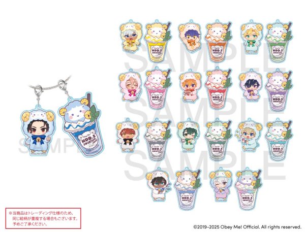 画像1: Obey Me!×きゃらドリ!! BLANC 2025 トレーディングアクリルワイヤーチャーム (1)