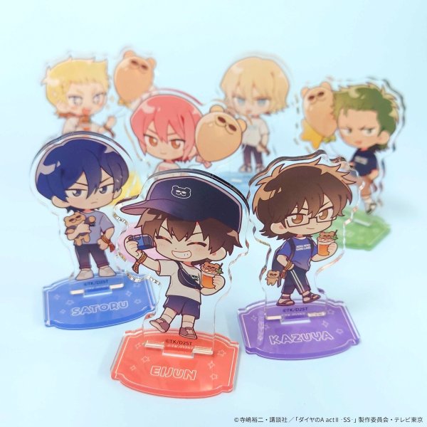 画像2: TVアニメ『ダイヤのA actII Second Season』×きゃらドリ!! 2025 トレーディングちびキャラアクリルスタンド (2)