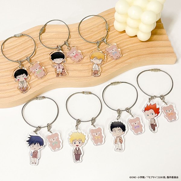 画像2: TVアニメ『モブサイコ100 III』×mixx garden 2025 トレーディングアクリルワイヤーチャーム (2)