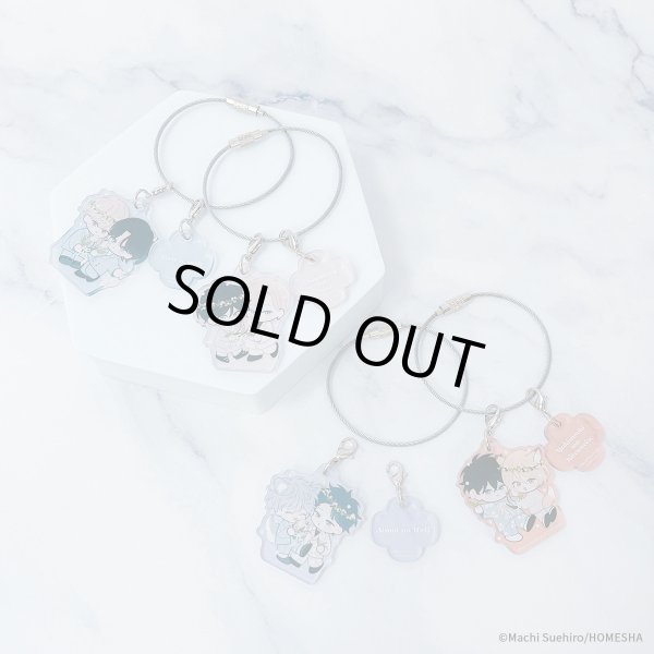 画像2: 末広マチ先生×COLLABOCAFEHONPO BLANC 2025 トレーディングアクリルワイヤーチャーム (2)