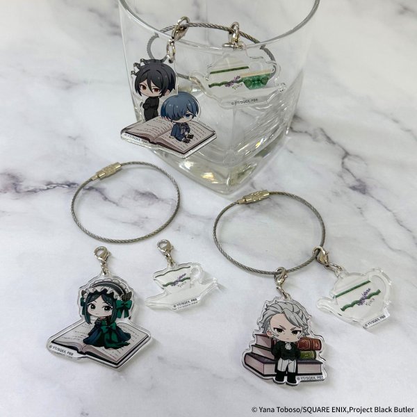 画像2: アニメ『黒執事 -緑の魔女編-』×きゃらドリ!! BLANC 2025 トレーディングアクリルワイヤーチャーム (2)