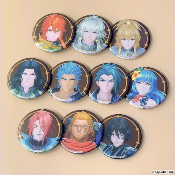 画像2: ロマンシング サガ2 リベンジオブザセブン×きゃらドリ!! 2025 トレーディングマット缶バッジ (2)