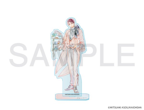 画像1: 世界でいちばん遠い恋×COLLABOCAFEHONPO BLANC 2025 等身アクリルスタンド(五十鈴 歩) (1)