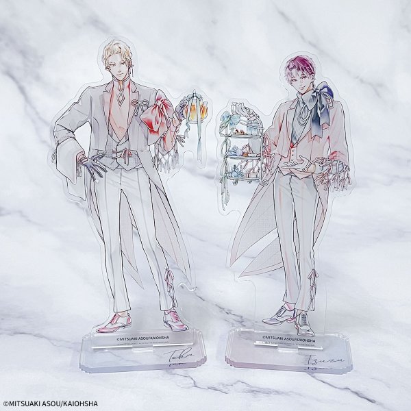 画像3: 世界でいちばん遠い恋×COLLABOCAFEHONPO BLANC 2025 等身アクリルスタンド(五十鈴 歩) (3)