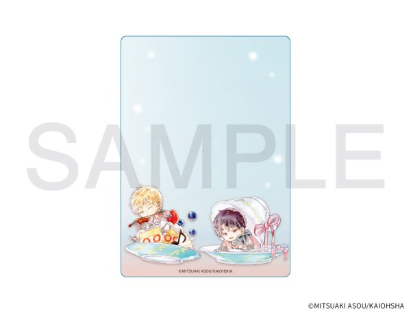 画像1: 世界でいちばん遠い恋×COLLABOCAFEHONPO BLANC 2025 B7サイズカードケースA (1)