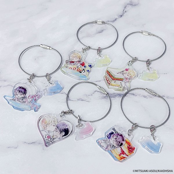 画像2: 世界でいちばん遠い恋×COLLABOCAFEHONPO BLANC 2025 トレーディングアクリルワイヤーチャーム (2)