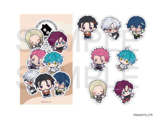 画像1: カリスマ×きゃらドリ!! BLANC 2025 フレークシール (1)