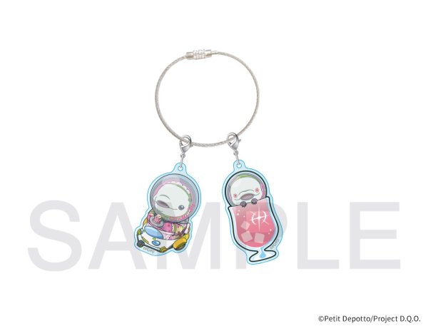 画像1: TVアニメ『グノーシア』×COLLABOCAFEHONPO 2025 アクリルワイヤーチャーム(オトメ) (1)