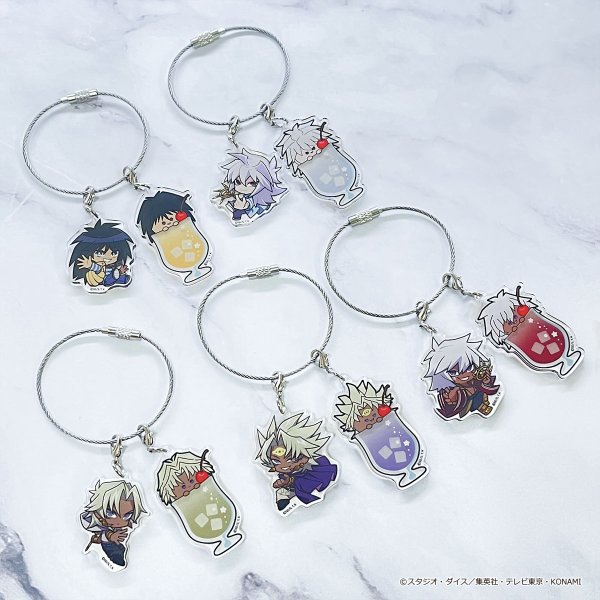 画像3: 遊☆戯☆王デュエルモンスターズ×COLLABOCAFEHONPO BLANC 2026 強敵編 トレーディングちびキャラアクリルワイヤーチャームA (3)