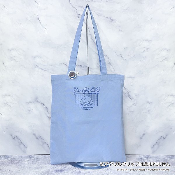 画像3: 遊☆戯☆王デュエルモンスターズ×COLLABOCAFEHONPO BLANC 2026 強敵編 フラットトートバッグA(海馬 瀬人) (3)