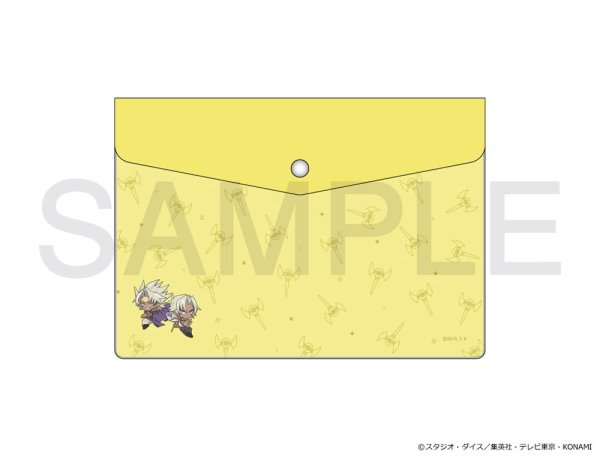画像1: 遊☆戯☆王デュエルモンスターズ×COLLABOCAFEHONPO BLANC 2026 強敵編 B6サイズエンベロープケースC(マリク・イシュタール&闇マリク) (1)