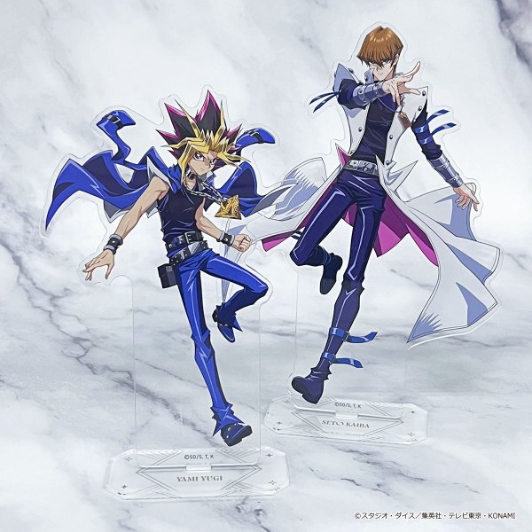 画像3: 遊☆戯☆王デュエルモンスターズ×COLLABOCAFEHONPO BLANC 2026 強敵編 等身アクリルスタンド(マリク・イシュタール) (3)