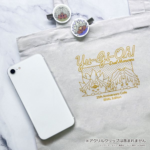 画像4: 遊☆戯☆王デュエルモンスターズ×COLLABOCAFEHONPO BLANC 2026 強敵編 フラットトートバッグC(マリク・イシュタール&闇マリク) (4)