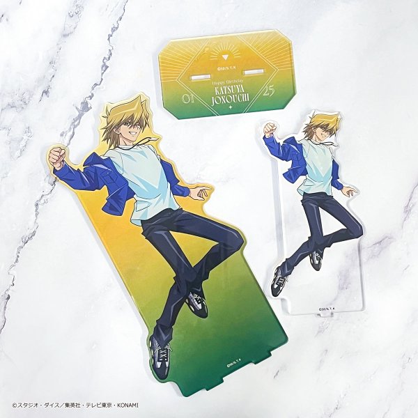 画像4: 遊☆戯☆王デュエルモンスターズ×COLLABOCAFEHONPO BLANC 2026 強敵編 バースデーアクリルスタンド(城之内 克也) (4)