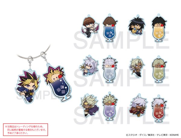 画像1: 遊☆戯☆王デュエルモンスターズ×COLLABOCAFEHONPO BLANC 2026 強敵編 トレーディングちびキャラアクリルワイヤーチャームA (1)