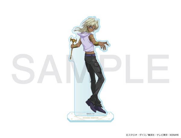 画像1: 遊☆戯☆王デュエルモンスターズ×COLLABOCAFEHONPO BLANC 2026 強敵編 等身アクリルスタンド(マリク・イシュタール) (1)