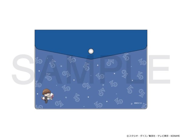 画像1: 遊☆戯☆王デュエルモンスターズ×COLLABOCAFEHONPO BLANC 2026 強敵編 B6サイズエンベロープケースA(海馬 瀬人) (1)