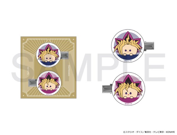 画像1: 遊☆戯☆王デュエルモンスターズ×COLLABOCAFEHONPO BLANC 2026 強敵編 アクリルクリップセットA(闇遊戯&武藤 遊戯) (1)