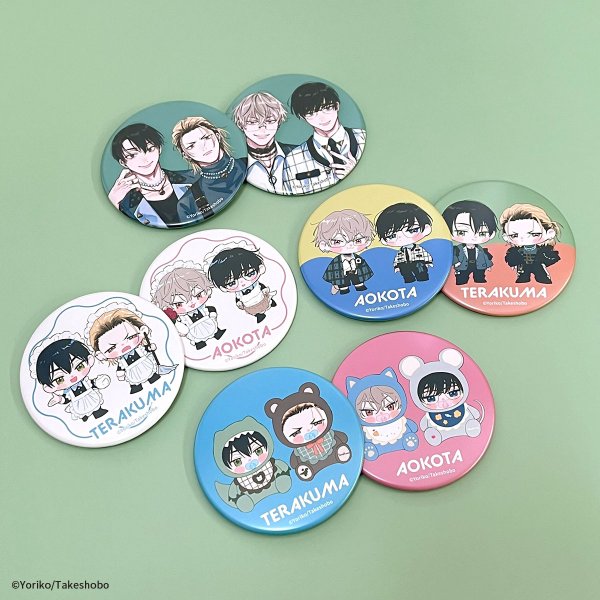 画像2: 依子先生×mixx garden 2026 トレーディングBIGマット缶バッジ (2)