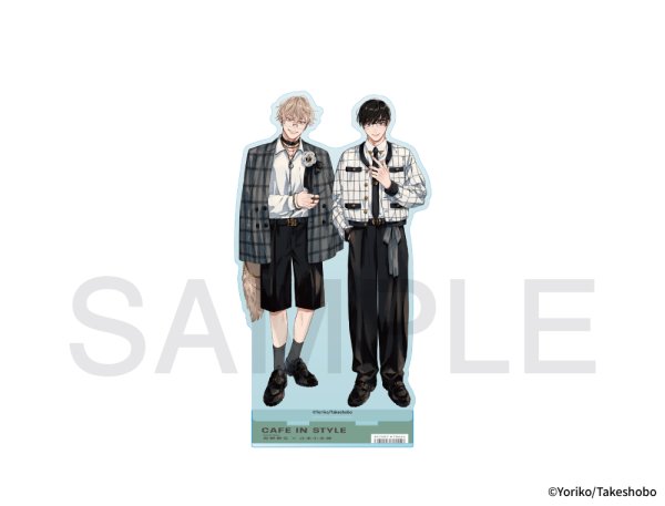 画像1: 依子先生×mixx garden 2026 等身アクリルスタンド(ヘタクソラブステップ) (1)