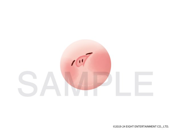 画像1: ぽてぽてこぶたちゃん ぷにぷに缶バッジ(癒しのもふもふ展2024) (1)