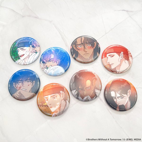 画像2: 目に虎の宿るが如し×COLLABOCAFEHONPO 2026 トレーディングマット缶バッジ (2)