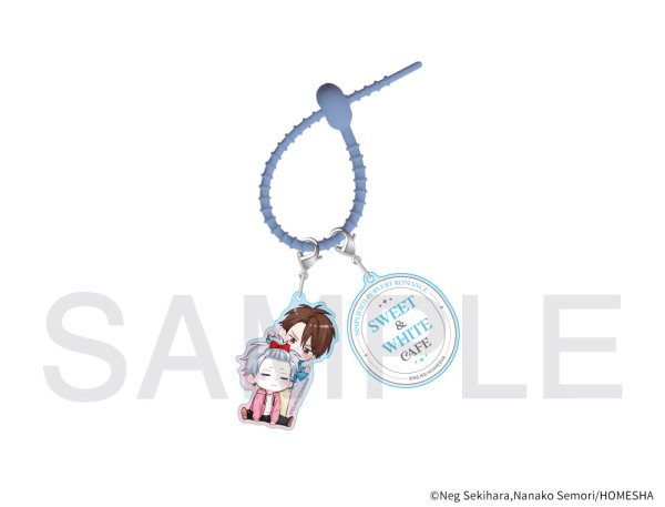 画像1: 簡易的パーバートロマンス×きゃらドリ!! BLANC 2026 アクリルシリコンチャームD (1)