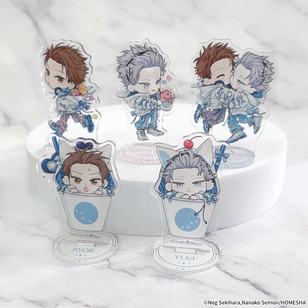 画像2: 簡易的パーバートロマンス×きゃらドリ!! BLANC 2026 トレーディングちびキャラアクリルスタンド (2)