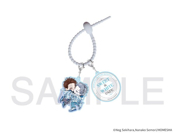画像1: 簡易的パーバートロマンス×きゃらドリ!! BLANC 2026 アクリルシリコンチャームC (1)