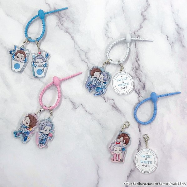 画像3: 簡易的パーバートロマンス×きゃらドリ!! BLANC 2026 アクリルシリコンチャームA (3)