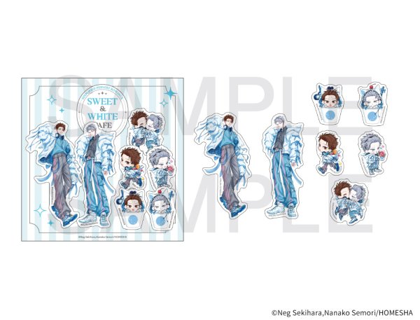 画像1: 簡易的パーバートロマンス×きゃらドリ!! BLANC 2026 ステッカーセット (1)