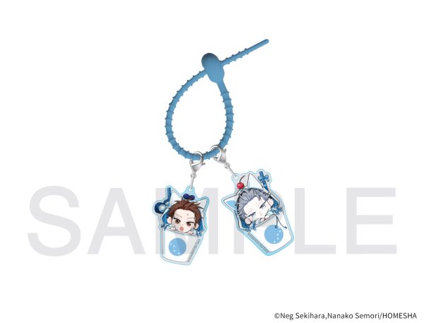 画像1: 簡易的パーバートロマンス×きゃらドリ!! BLANC 2026 アクリルシリコンチャームA (1)