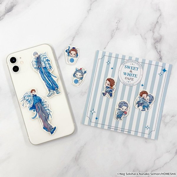 画像2: 簡易的パーバートロマンス×きゃらドリ!! BLANC 2026 ステッカーセット (2)