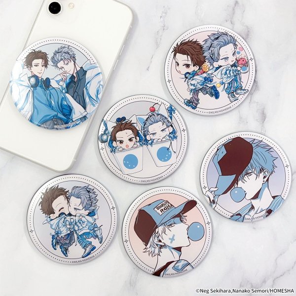 画像2: 簡易的パーバートロマンス×きゃらドリ!! BLANC 2026 トレーディングBIGマット缶バッジ (2)