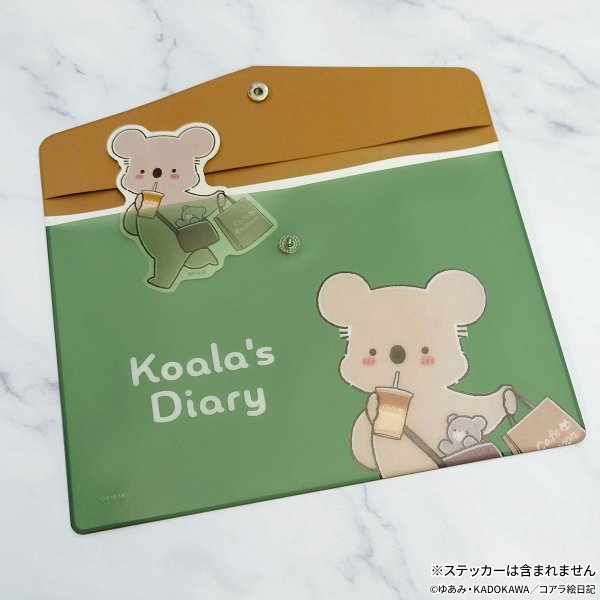 画像2: アニメ『コアラ絵日記』×きゃらドリ!! BLANC 2026 B6サイズエンベロープケース (2)