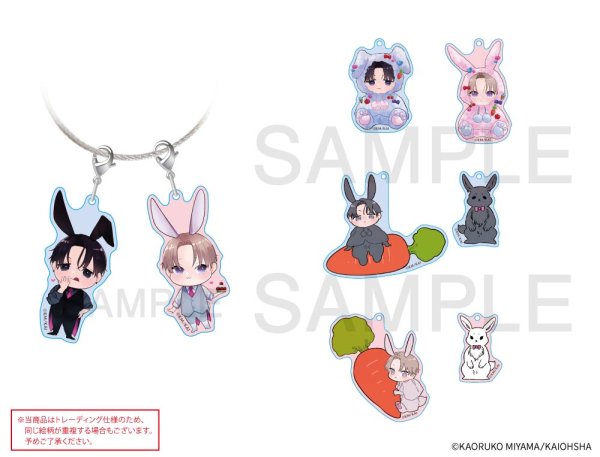 画像1: パーフェクトアディクション×COLLABOCAFEHONPO BLANC 2026 トレーディングアクリルワイヤーチャーム (1)