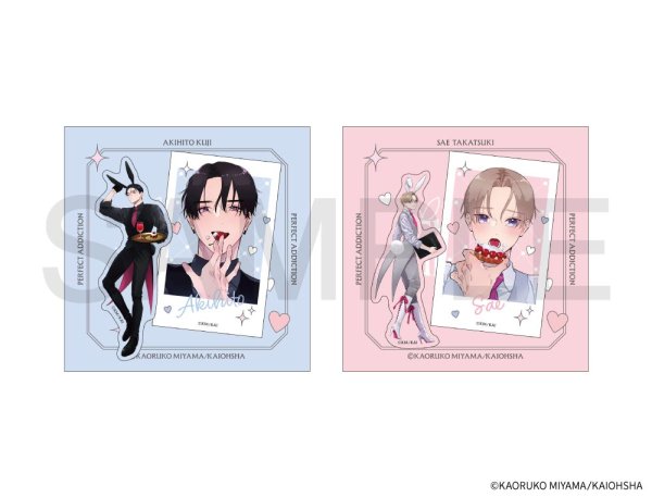 画像2: パーフェクトアディクション×COLLABOCAFEHONPO BLANC 2026 ステッカーセット(高槻 冴) (2)