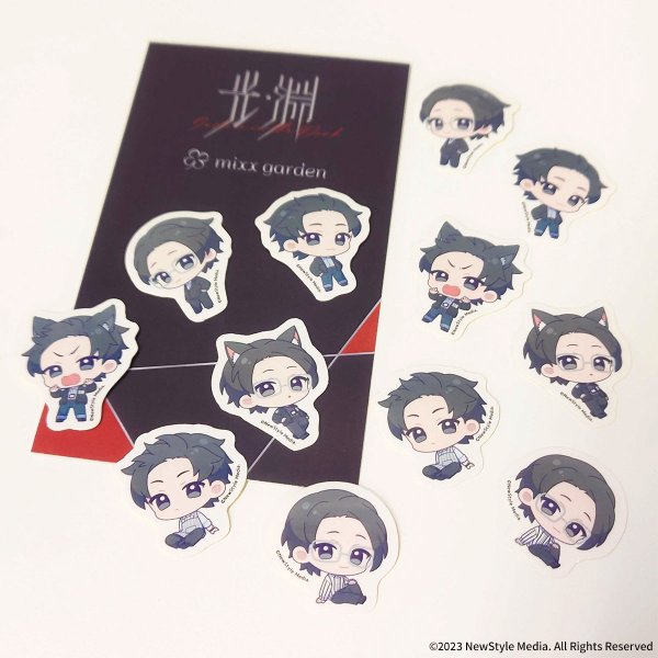 画像2: 光・淵×mixx garden 2026 フレークシール (2)