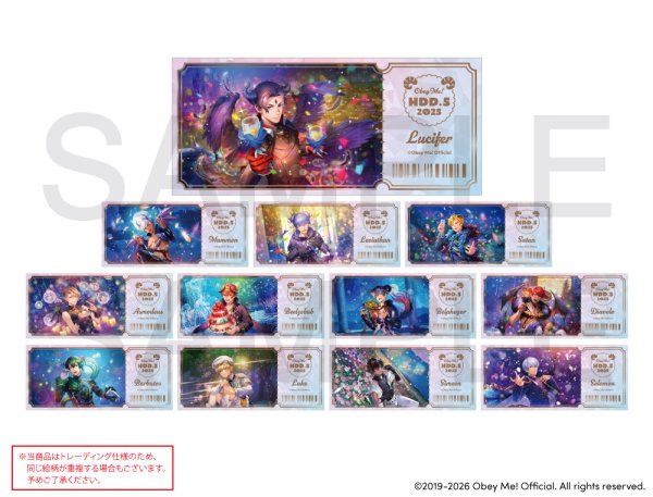 画像1: Obey Me!×きゃらドリ!! 2026 トレーディング箔押しカード (1)