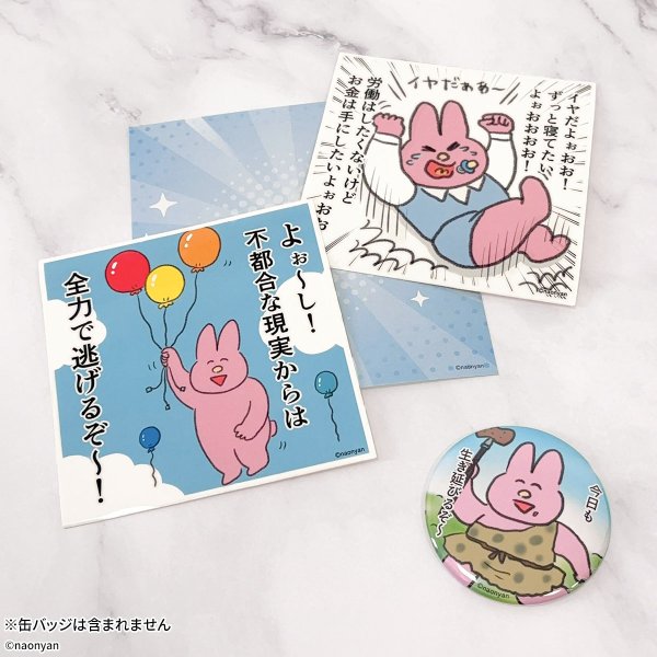 画像3: なおにゃん×きゃらドリ!! BLANC 2026 ステッカーセットA (3)