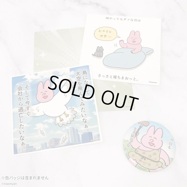 画像3: なおにゃん×きゃらドリ!! BLANC 2026 ステッカーセットB (3)