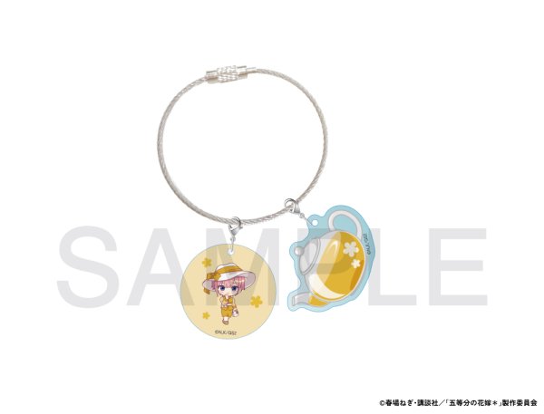 画像1: TVスペシャルアニメ「五等分の花嫁＊」×mixx garden 2026 アクリルワイヤーチャーム(中野 一花) (1)