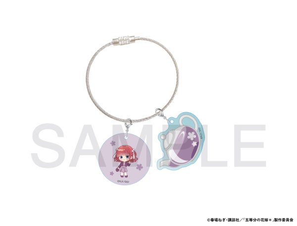 画像1: TVスペシャルアニメ「五等分の花嫁＊」×mixx garden 2026 アクリルワイヤーチャーム(中野 二乃) (1)