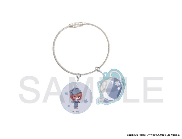画像1: TVスペシャルアニメ「五等分の花嫁＊」×mixx garden 2026 アクリルワイヤーチャーム(中野 三玖) (1)