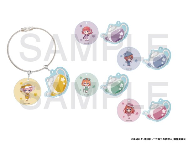 画像2: TVスペシャルアニメ「五等分の花嫁＊」×mixx garden 2026 アクリルワイヤーチャーム(中野 一花) (2)