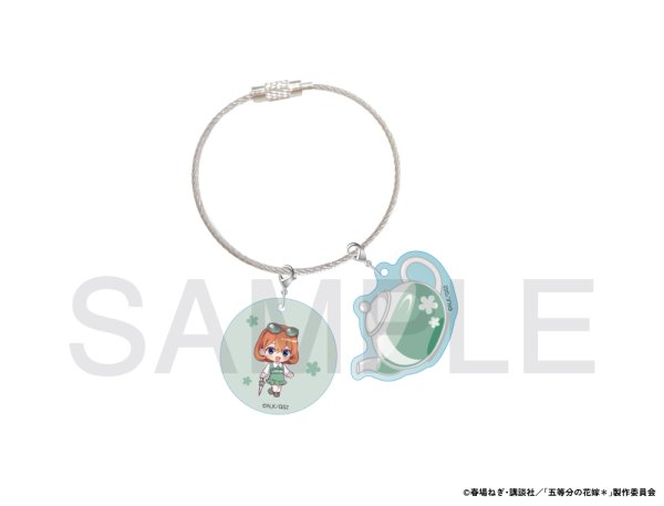 画像1: TVスペシャルアニメ「五等分の花嫁＊」×mixx garden 2026 アクリルワイヤーチャーム(中野 四葉) (1)